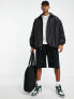 Фото #1 товара ASOS DESIGN extreme oversized shower resistant rain jacket in black