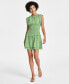 ფოტო #3 პროდუქტის Women's Gathered Smocked Sleeveless Mini Dress, Created for Macy's