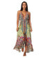 ფოტო #1 პროდუქტის Women's Maxi halter neck dress