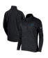 ფოტო #1 პროდუქტის Women's Black Florida State Seminoles Heritage Pacer Half-Zip Pullover Top