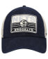 Men's Black, Natural Brooklyn Nets Four Stroke Clean Up Snapback Hat