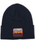 Фото #1 товара Men's Embroidered Mountain Logo Patch Beanie