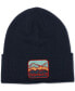 ფოტო #1 პროდუქტის Men's Embroidered Mountain Logo Patch Beanie