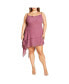 ფოტო #1 პროდუქტის Plus Size Cassie Asymmetrical Dress