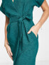 Фото #3 товара Closet London Tall kimono wrap dress in emerald