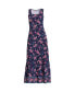 Фото #2 товара Women's Cotton Modal Square Neck Tiered Maxi Dress