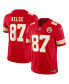 ფოტო #2 პროდუქტის Men's Travis Kelce Kansas City Chiefs Vapor F.U.S.E. Limited Jersey