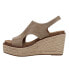 Corkys Freddie Espadrille Wedge Womens Brown Casual Sandals 41-0189-TAUP