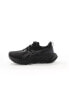 Asics Novablast 4 running trainers in black and graphite grey