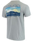 Фото #4 товара Men's Gray Penn State Nittany Lions Comfort Colors Campus Scenery T-shirt