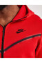 Фото #7 товара Толстовка мужская Nike Sportswear Tech Fleece Full-Zip Hoodie Красная