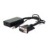 Фото #2 товара VALUE 12.99.3117 - 0.15 m - HDMI Type A (Standard) - VGA (D-Sub) + 3.5mm - Male - Female - Black