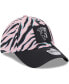 Фото #3 товара Men's Pink, Black Manchester United Zebra All Over Print 39THIRTY Flex Hat