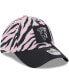 Men's Pink, Black Manchester United Zebra All Over Print 39THIRTY Flex Hat