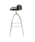 Iron and Wood Contemporary Bar Stool