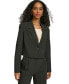 ფოტო #1 პროდუქტის Women's Cropped Single-Button Blazer