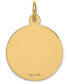 ფოტო #3 პროდუქტის Medical Info Disc Charm Pendant in 14k Gold