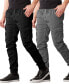 Men's Slim Fit Stretch Cargo Jogger Pants, Pack of 2