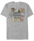 Фото #1 товара Disney Men's Lion King Main Cast Movie Logo, Short Sleeve T-Shirt