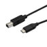 StarTech.com USB-C to USB-B Printer Cable - M/M - 3 m (10 ft.) - USB 2.0 - 3 m - USB C - USB B - USB 2.0 - Male/Male - Black