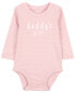 Baby 'Daddy's Girl' Striped Collectible Bodysuit 24M