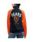 ფოტო #2 პროდუქტის Women's Navy Chicago Bears Showup Fashion Dolman Full-Zip Track Jacket