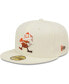 Фото #2 товара Men's Cream Cleveland Browns Chrome Color Dim 59FIFTY Fitted Hat