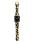 Unisex Leopard Patent Leather Replacement Band for Apple Watch, 42mm