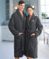 100% Turkish Cotton Personalized Unisex Herringbone Bath Robe - White S/M - фото #2