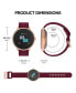 ფოტო #5 პროდუქტის Sport 3 Unisex Touchscreen Smartwatch: Rose Gold Case with Black Silicone Strap 45mm