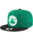 Фото #2 товара Men's Kelly Green and Black Boston Celtics 2-Tone 9FIFTY Adjustable Snapback Hat