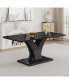 Sleek Black Multipurpose Table Functional Style for Any Space