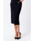 Фото #2 товара Women's Shank Button Midi Skirt