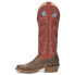 Фото #5 товара Tony Lama Colburn Square Toe Cowboy Mens Brown, Orange Casual Boots SA2000