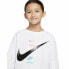 Фото #4 товара Толстовка без капюшона детская Nike 36I330-001 Белый