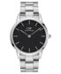 Men's Iconic Link Silver-Tone Stainless Steel Watch 40mm