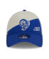 Men's Cream, Royal Los Angeles Rams 2023 Sideline Historic 9TWENTY Adjustable Hat