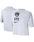 Women's White Brooklyn Nets Essential Boxy T-shirt