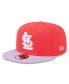 Фото #5 товара Men's Red, Purple St. Louis Cardinals Spring Basic Two-Tone 9FIFTY Snapback Hat
