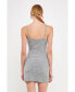 ფოტო #5 პროდუქტის Women's Knit Mini Dress