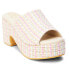 BEACH by Matisse Terry Platform Womens Beige, Pink, White Casual Sandals TERRY-