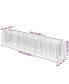 Gabion Raised Bed Galvanized Steel 106.3"x19.7"x19.7"