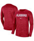 Men's Crimson Alabama Crimson Tide Team Velocity Performance Long Sleeve T-shirt