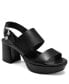 Фото #1 товара Women's Carimma Leather Platform Heel Sandal