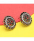 Фото #2 товара Women's Circular Stud Earrings