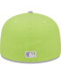 Фото #5 товара Men's Neon Green, Lavender New York Yankees Spring Color Two-Tone 59FIFTY Fitted Hat