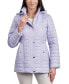 Фото #3 товара Women's Hooded Quilted Water-Resistant Coat