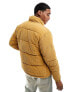 Jack & Jones cord puffer in tan