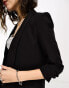 Фото #8 товара Only tailored blazer in black