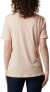 Columbia 280507 Mount Rose Relaxed Tee Shirt, Peach Cloud Heather, Size 3X